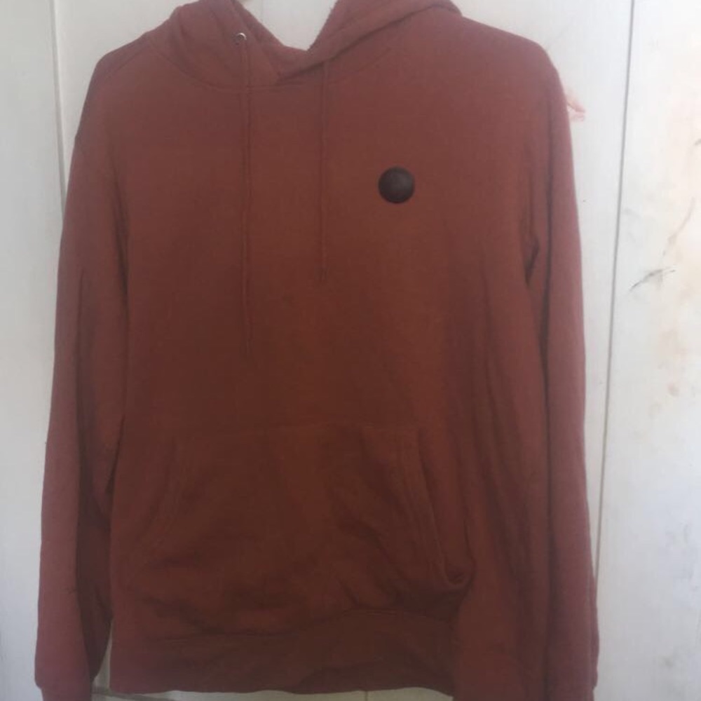 Orange volcom hoodie